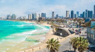 מפה של השכרת רכב סניף תל אביב