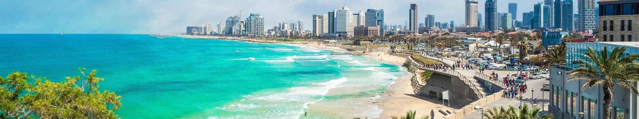 מפה של השכרת רכב סניף תל אביב